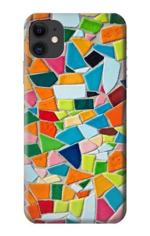 S3391 Abstract Art Mosaic Tiles Graphic Case Cover Custodia per iPhone 11