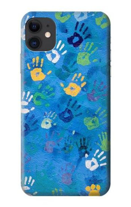 S3403 Hand Print Case Cover Custodia per iPhone 11