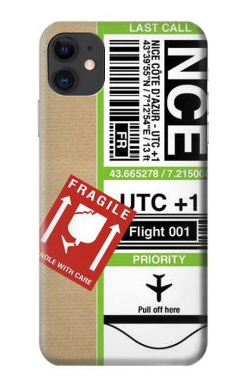 S3543 Luggage Tag Art Case Cover Custodia per iPhone 11