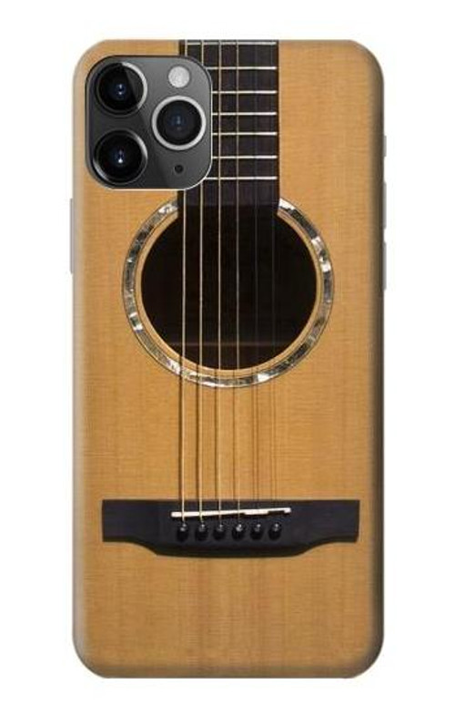 S0057 Acoustic Guitar Case Cover Custodia per iPhone 11 Pro