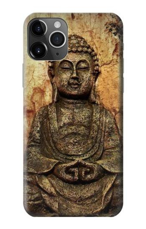 S0344 Buddha Rock Carving Case Cover Custodia per iPhone 11 Pro