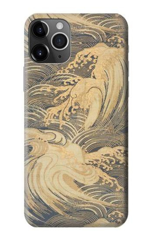 S2680 Japan Art Obi With Stylized Waves Case Cover Custodia per iPhone 11 Pro