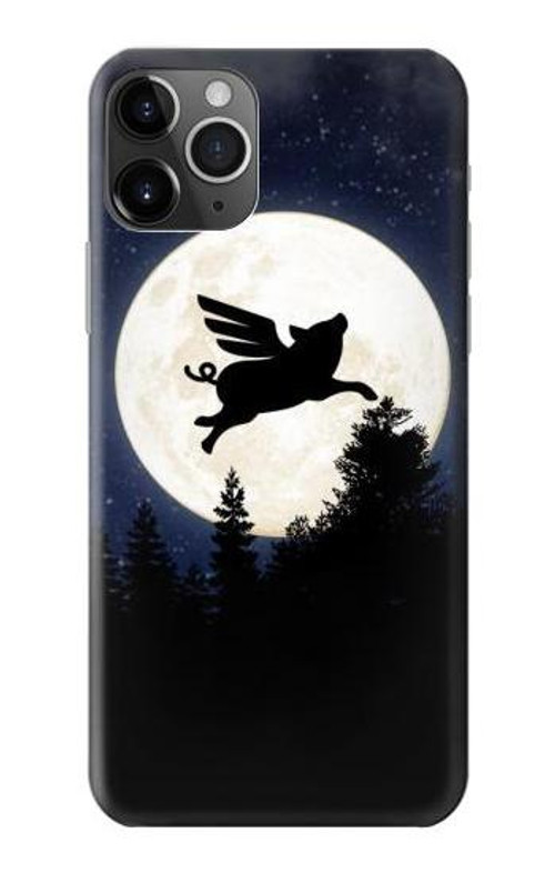 S3289 Flying Pig Full Moon Night Case Cover Custodia per iPhone 11 Pro