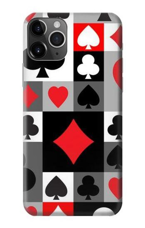 S3463 Poker Card Suit Case Cover Custodia per iPhone 11 Pro