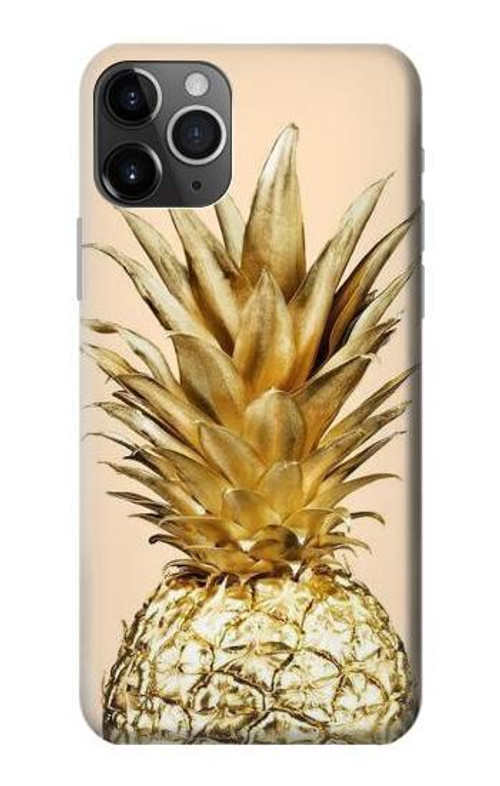 S3490 Gold Pineapple Case Cover Custodia per iPhone 11 Pro