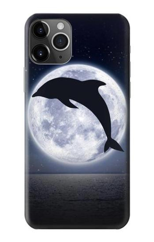 S3510 Dolphin Moon Night Case Cover Custodia per iPhone 11 Pro