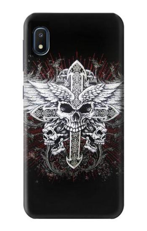 S1434 Skull Wing Tattoo Biker Case Cover Custodia per Samsung Galaxy A10e S1434 Skull Wing Tattoo Biker Case Cover Custodia per Samsung Galaxy A10e