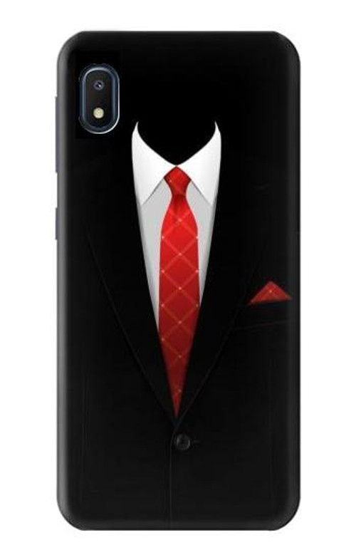 S1805 Black Suit Case Cover Custodia per Samsung Galaxy A10e