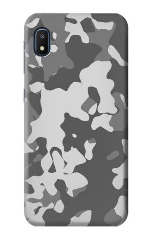 S2186 Gray Camo Camouflage Graphic Printed Case Cover Custodia per Samsung Galaxy A10e