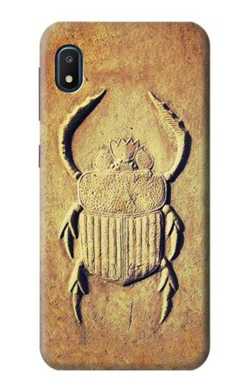 S2401 Egyptian Scarab Beetle Graphic Printed Case Cover Custodia per Samsung Galaxy A10e