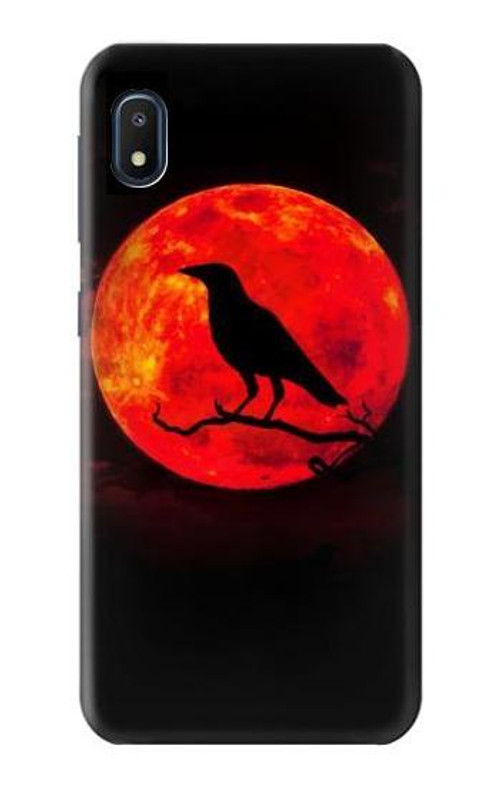 S3328 Crow Red Moon Case Cover Custodia per Samsung Galaxy A10e