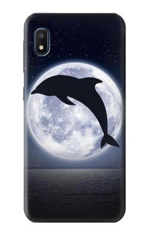 S3510 Dolphin Moon Night Case Cover Custodia per Samsung Galaxy A10e