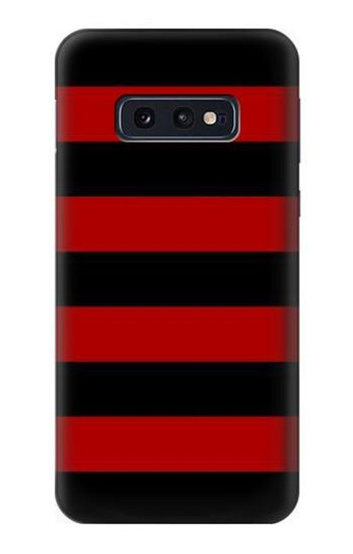 S2638 Black and Red Striped Case Cover Custodia per Samsung Galaxy S10e