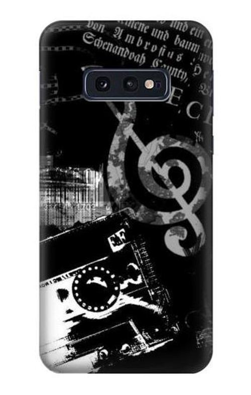 S3197 Music Cassette Note Case Cover Custodia per Samsung Galaxy S10e S3197 Music Cassette Note Case Cover Custodia per Samsung Galaxy S10e