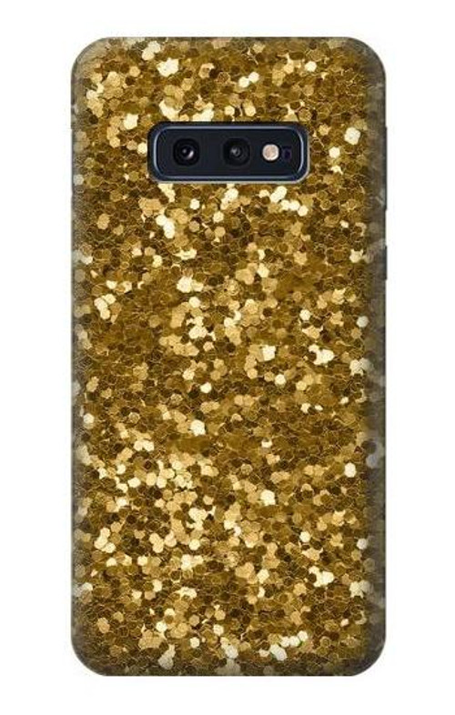 S3388 Gold Glitter Graphic Print Case Cover Custodia per Samsung Galaxy S10e
