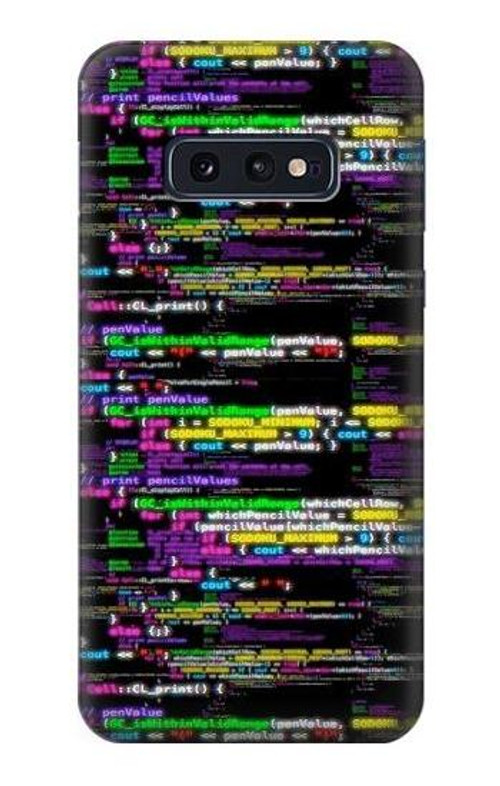 S3420 Coding Programmer Case Cover Custodia per Samsung Galaxy S10e