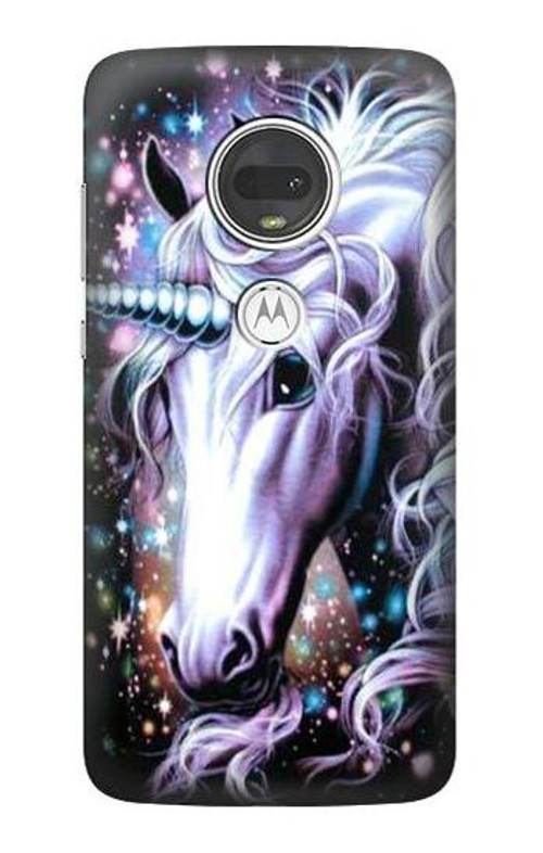 S0749 Unicorn Horse Case Cover Custodia per Motorola Moto G7, Moto G7 Plus