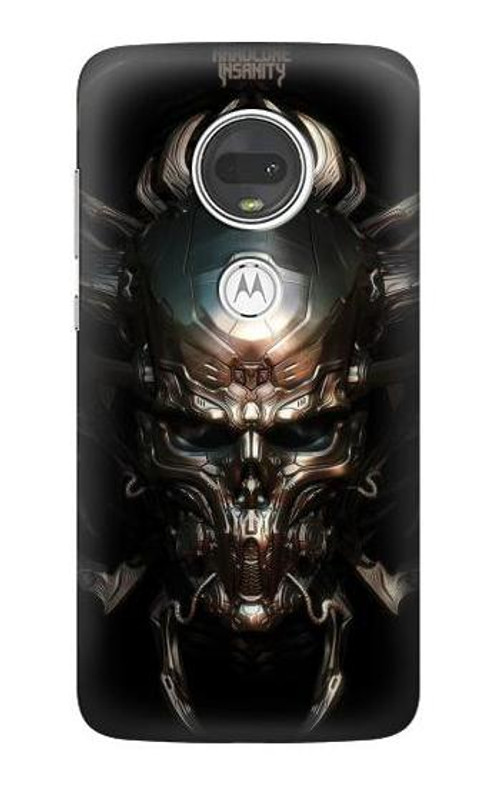 S1027 Hardcore Metal Skull Case Cover Custodia per Motorola Moto G7, Moto G7 Plus