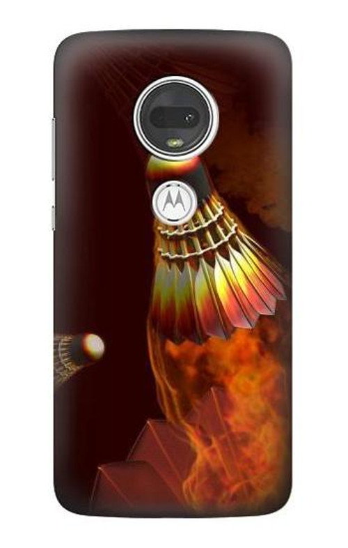 S1239 Badmintons Case Cover Custodia per Motorola Moto G7, Moto G7 Plus