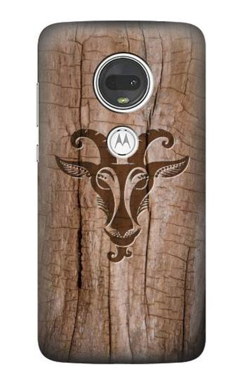 S2183 Goat Wood Graphic Printed Case Cover Custodia per Motorola Moto G7, Moto G7 Plus