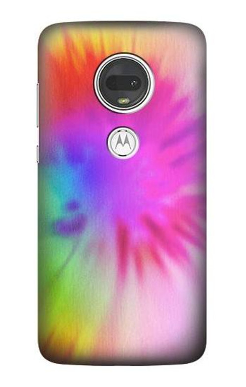 S2488 Tie Dye Color Case Cover Custodia per Motorola Moto G7, Moto G7 Plus