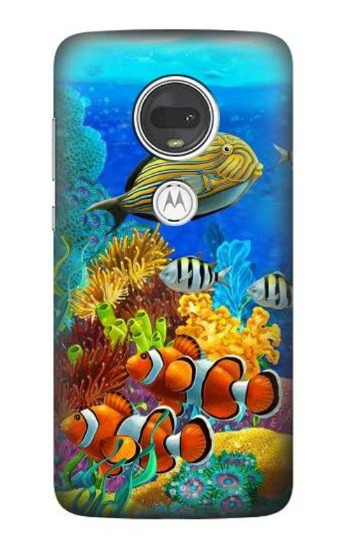 S2568 Sea Seabed Fish Corals Underwater Ocean Case Cover Custodia per Motorola Moto G7, Moto G7 Plus S2568 Sea Seabed Fish Corals Underwater Ocean Case Cover Custodia per Motorola Moto G7, Moto G7 Plus