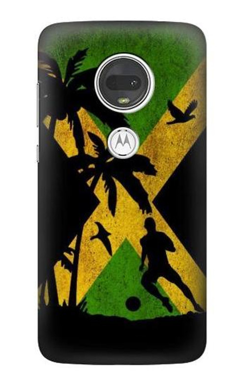 S2975 Jamaica Football Soccer Copa 2016 Case Cover Custodia per Motorola Moto G7, Moto G7 Plus