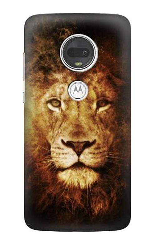 S3182 Lion Case Cover Custodia per Motorola Moto G7, Moto G7 Plus