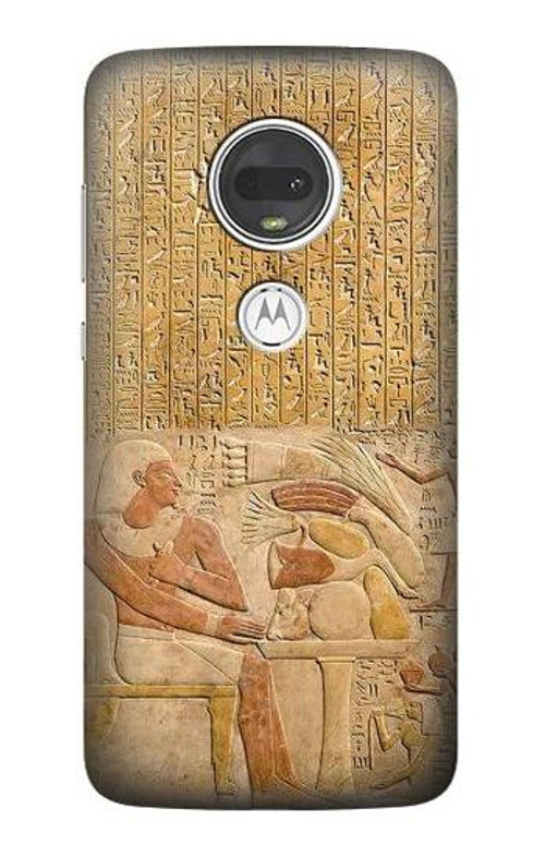 S3398 Egypt Stela Mentuhotep Case Cover Custodia per Motorola Moto G7, Moto G7 Plus