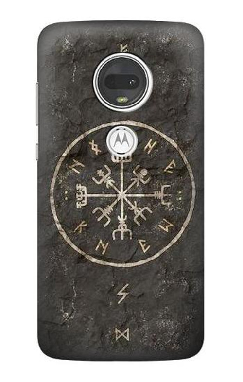 S3413 Norse Ancient Viking Symbol Case Cover Custodia per Motorola Moto G7, Moto G7 Plus