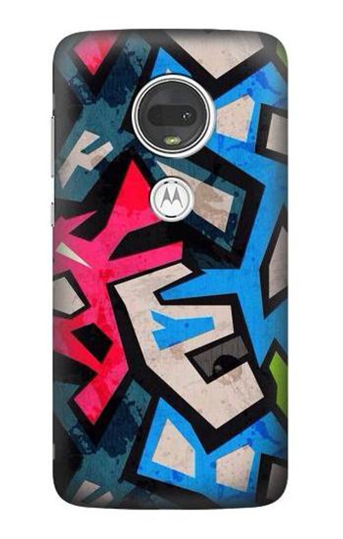 S3445 Graffiti Street Art Case Cover Custodia per Motorola Moto G7, Moto G7 Plus