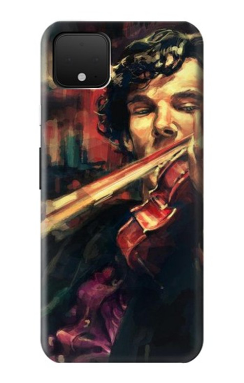 S0723 Violin Art Paint Case Cover Custodia per Google Pixel 4