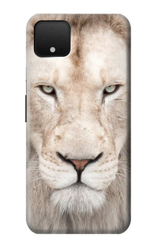 S2399 White Lion Face Case Cover Custodia per Google Pixel 4