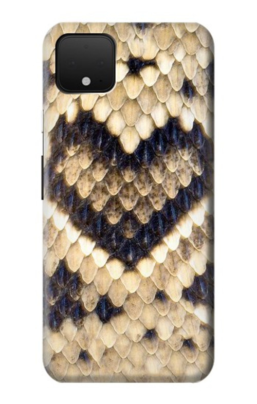 S3417 Diamond Rattle Snake Graphic Print Case Cover Custodia per Google Pixel 4