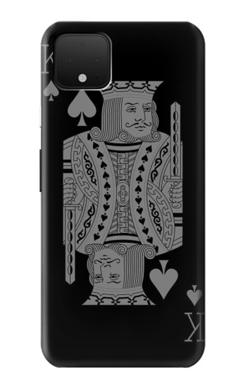 S3520 Black King Spade Case Cover Custodia per Google Pixel 4