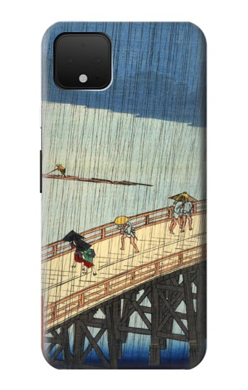 S3347 Utagawa Hiroshige Sudden shower Case Cover Custodia per Google Pixel 4 XL