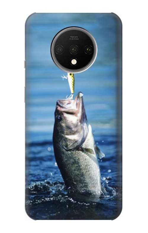 S1594 Bass Fishing Case Cover Custodia per OnePlus 7T