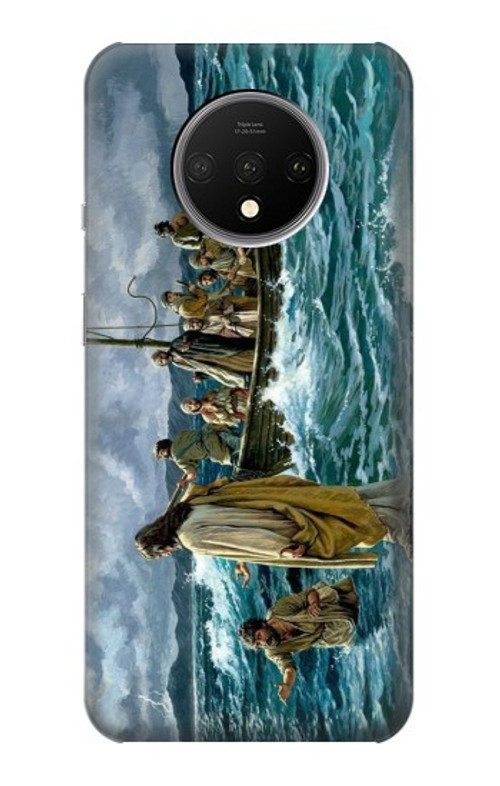 S1722 Jesus Walk on The Sea Case Cover Custodia per OnePlus 7T