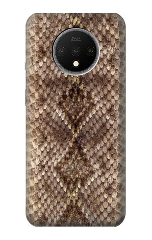 S2875 Rattle Snake Skin Graphic Printed Case Cover Custodia per OnePlus 7T
