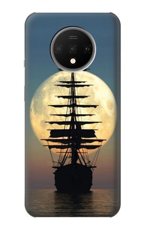 S2897 Pirate Ship Moon Night Case Cover Custodia per OnePlus 7T