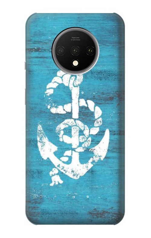 S3053 Marine Anchor Blue Case Cover Custodia per OnePlus 7T