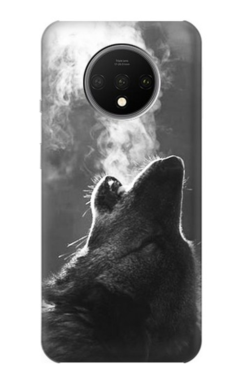 S3505 Wolf Howling Case Cover Custodia per OnePlus 7T