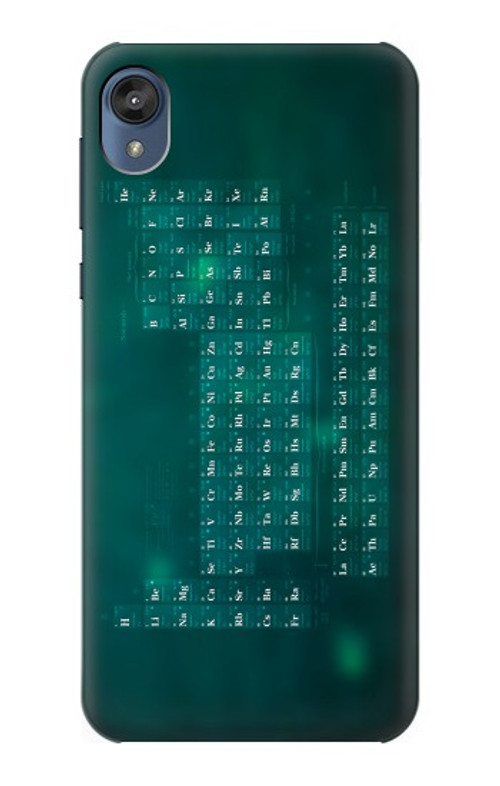 S0846 Chemistry Periodic Table Case Cover Custodia per Motorola Moto E6, Moto E (6th Gen)
