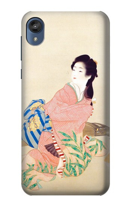 S0889 Japan Art Kimono Case Cover Custodia per Motorola Moto E6, Moto E (6th Gen)