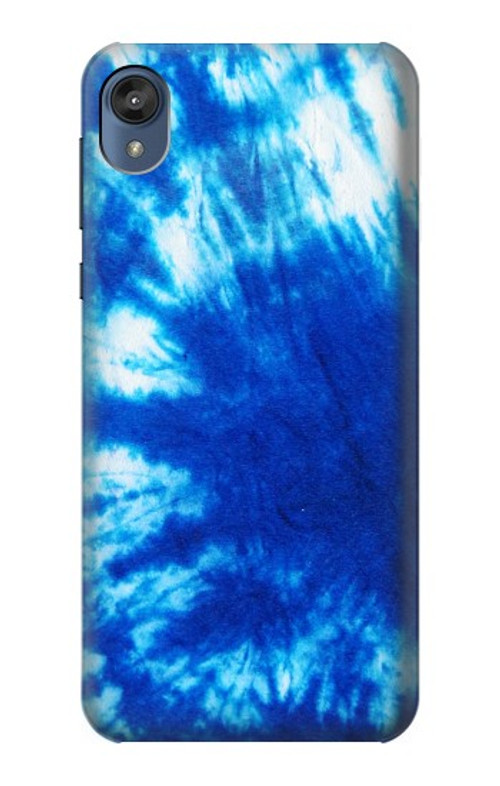 S1869 Tie Dye Blue Case Cover Custodia per Motorola Moto E6, Moto E (6th Gen)