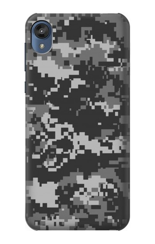 S3293 Urban Black Camo Camouflage Case Cover Custodia per Motorola Moto E6, Moto E (6th Gen)