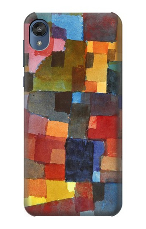 S3341 Paul Klee Raumarchitekturen Case Cover Custodia per Motorola Moto E6, Moto E (6th Gen)