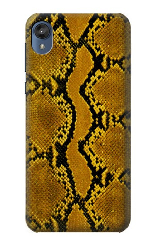 S3365 Yellow Python Skin Graphic Print Case Cover Custodia per Motorola Moto E6, Moto E (6th Gen)