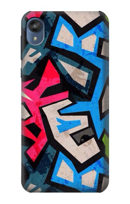 S3445 Graffiti Street Art Case Cover Custodia per Motorola Moto E6, Moto E (6th Gen)