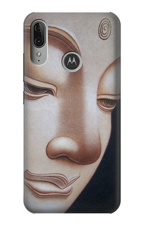 S1255 Buddha Face Case Cover Custodia per Motorola Moto E6 Plus, Moto E6s